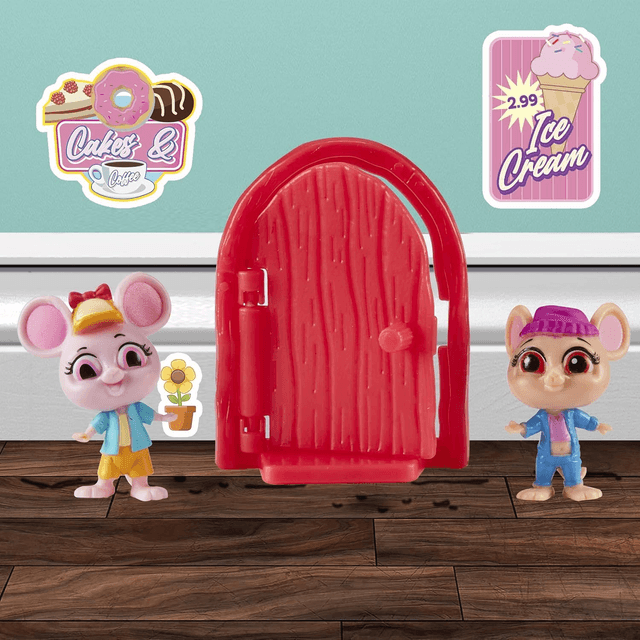 🌟 Millie & Friends – Souris dans la maison (Set de 2 figurines)