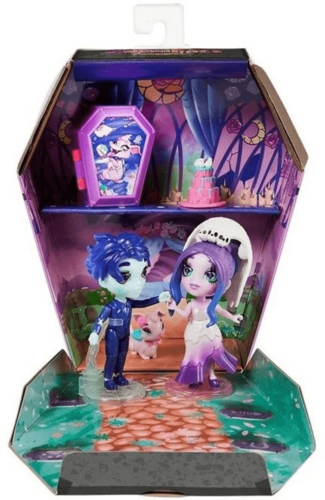 ZOMBAES - Pack DE 1 Wild Vibes - Figurine Zombie Surprise À Collectionner avec Accessoires pour Poupées Et Cercueil - Poupée Articulée À Personnaliser