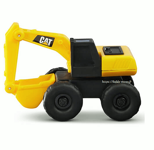 Pack 2 CAT Mini Machines - Camion à benne basculante et excavatrice
