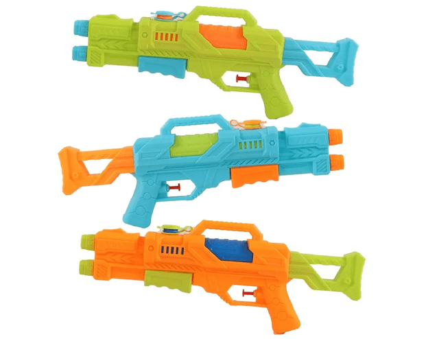 Pistolet à eau 220 ml 38 cm double jet d'eau