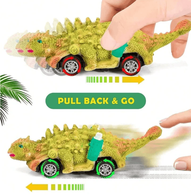 Kit de peinture créative Dino-Car : libérez le plaisir de la course imaginative !