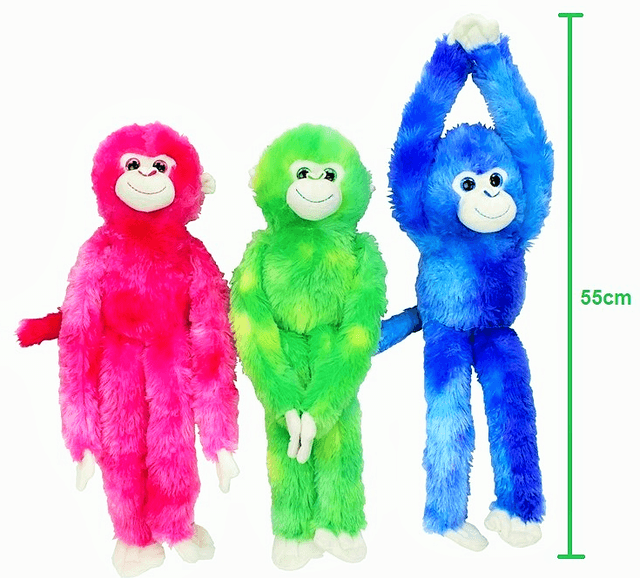 Singe en Peluche 55 CM Doux & Mignonne Jouet Peluche Cadeau