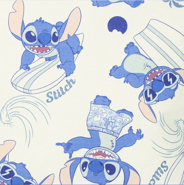 sac shopping stitch disney the beach 39 cm