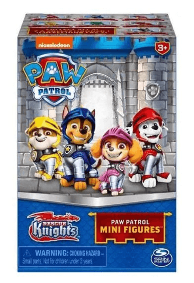 Pat Patrouille Rescue Knights mini figurine 6,5x10cm + Tour Pat Patrouille