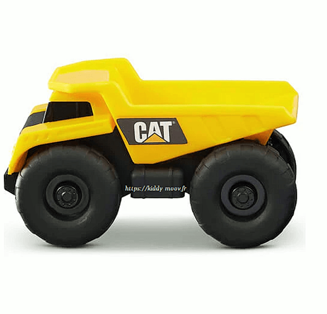 Pack 2 CAT Mini Machines - Camion à benne basculante et excavatrice