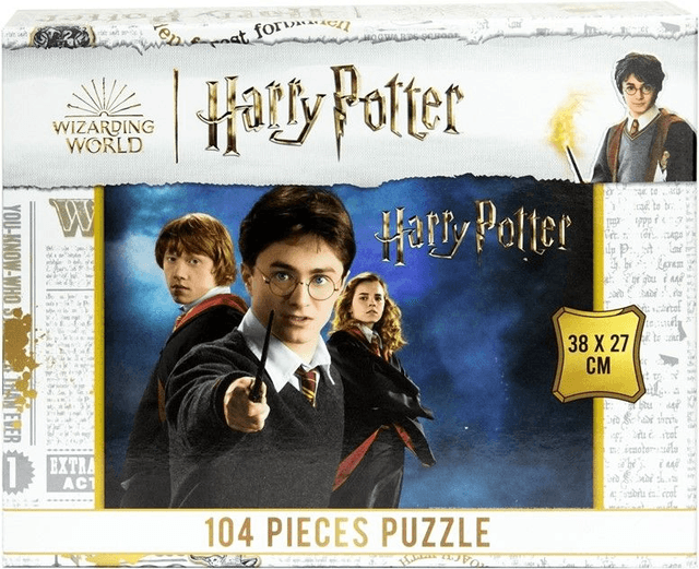 Puzzle Harry Potter 104 pièces 38x27 CM - 1 Modèle Aléatoire
