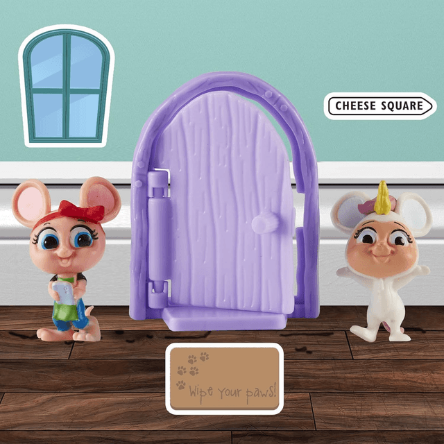 🌟 Millie & Friends – Souris dans la maison (Set de 2 figurines)