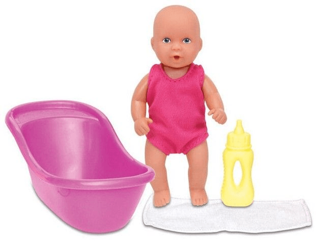 Coffret SIMBA MINI NEW BORN BABY POUPEE 12 CM AVEC FONCTION BOIRE ET URINER