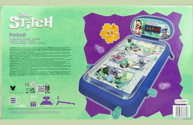 Disney Stitch Flipper électronique de table lumières et sons 41cm