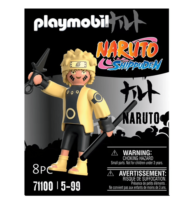 71100 - Playmobil Naruto Shippuden - Figurine Naruto Rikudô Mode Ermite