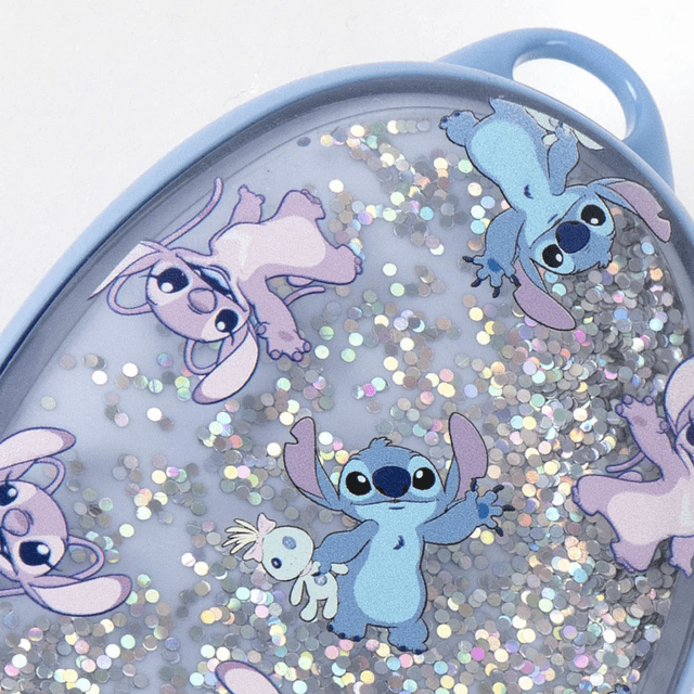 Brosse à cheveux pailletée Disney Lilo & Stitch Angel – 13 cm