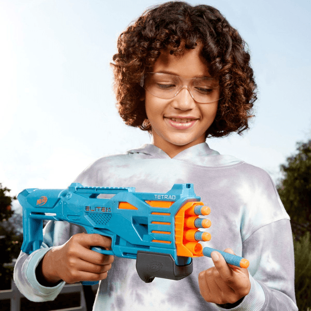 Nerf Elite Tetrad 2.0 QS4 - Nerf - Multicolore 46CM