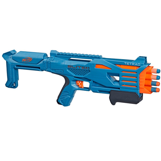 Nerf Elite Tetrad 2.0 QS4 - Nerf - Multicolore 46CM