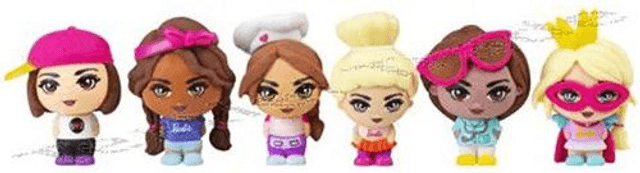 Barbie gommes 3D mystères en puzzle