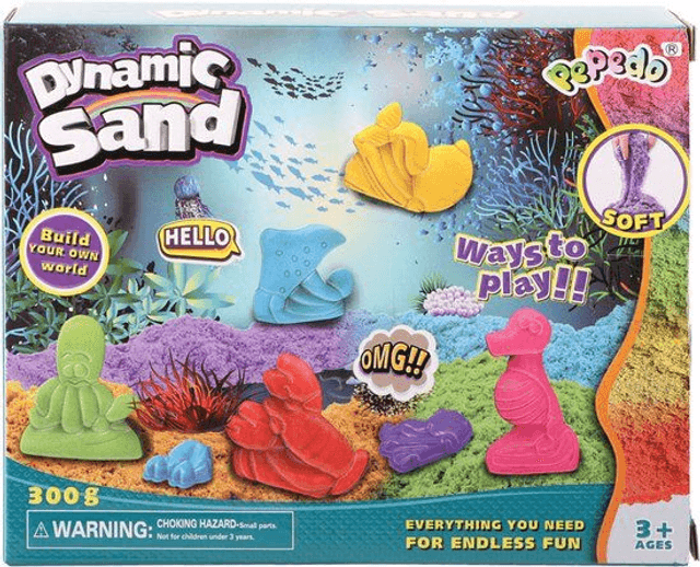 Coffret Ensemble de sable Dynamic 300 grammes avec Accessoires