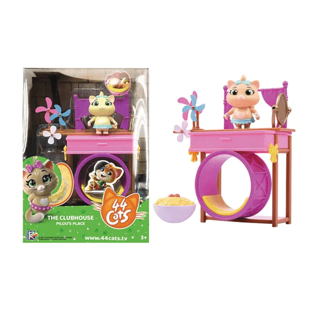 COFFRET - Playset deluxe figurine Pilou 44 Chats