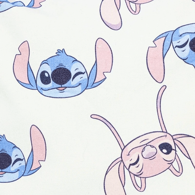 Sac Shopping - Tote bag Stitch – Angel et Stitch – 36 x 39cm (Disney)