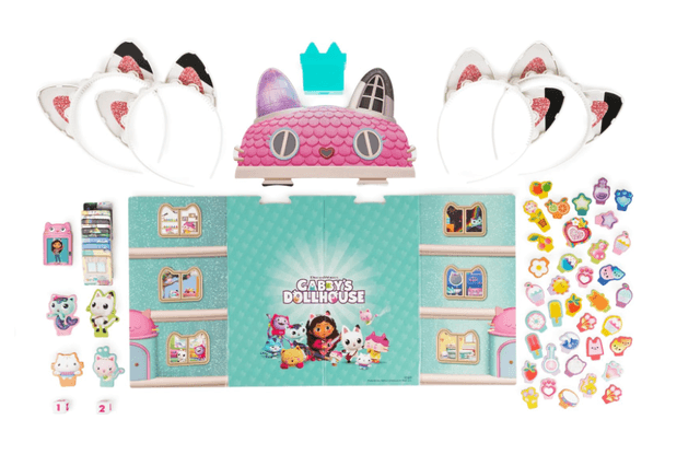 Jeu de société MIAU Gabby et la Maison magique – Jeu de société de la série préscolaire Populaire sur Netflix, pour 2 à 4 Joueurs