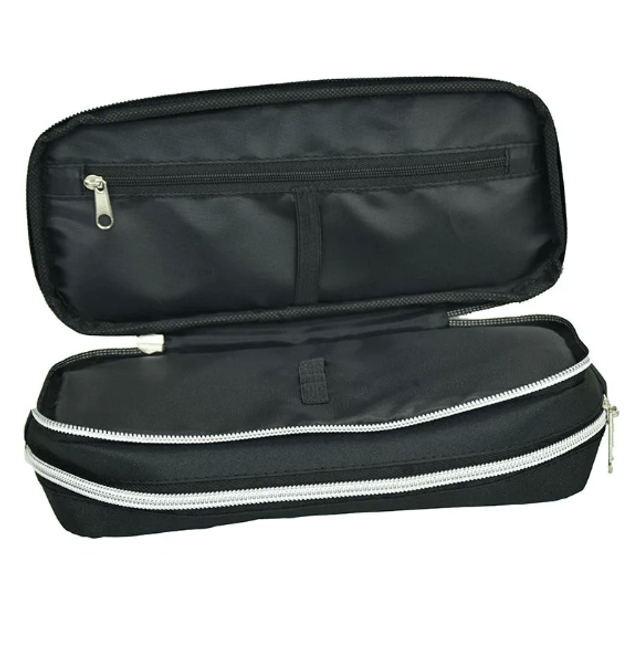 Grande trousse scolaire 2 compartiments XXL Mercredi Addams 26cm 
