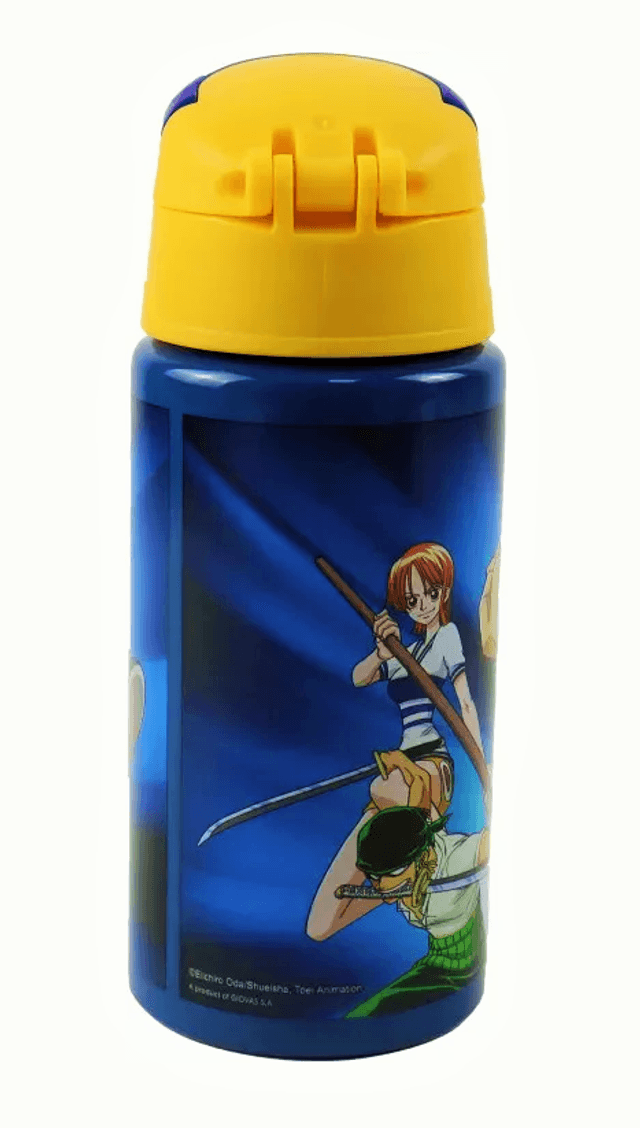 Bouteille en aluminium One Piece Crew avec crochet 500 ml