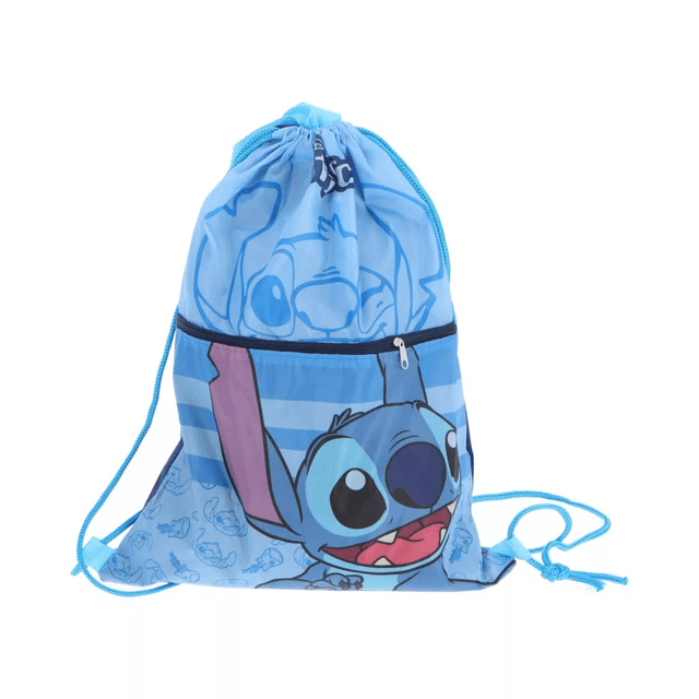 🎒 Sac de sport Disney Lilo & Stitch Alien Deluxe – Sac de gym 45 cm avec fermeture zippée