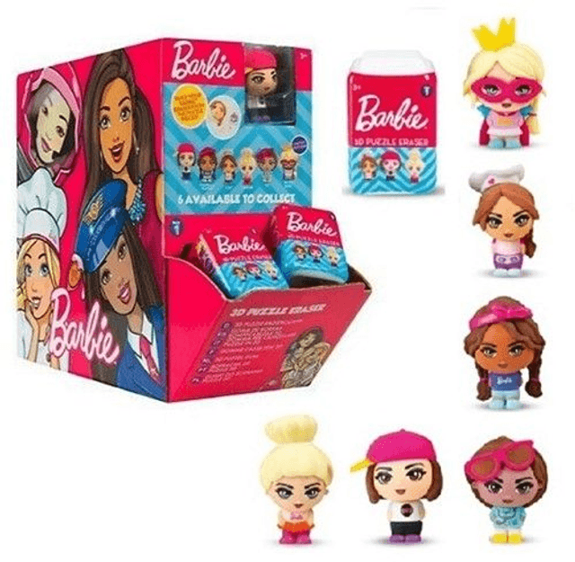 Barbie gommes 3D mystères en puzzle