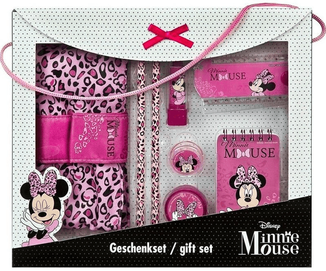 Coffret cadeau papeterie Minnie Disney 8 pièces